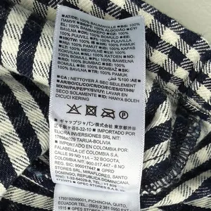 Gap x DOEN Gingham Denim Mini Shift Dress Navy Blue White Size 0 NWOT thumbnail 7