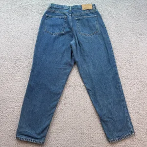 Vintage Eddie Bauer Flannel Lined Jeans 90s High Waisted Blue Denim 27x26 thumbnail 2
