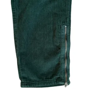 EUC Free People London Calling Moto Corduroy Pants Pine Green Size 29 thumbnail 9