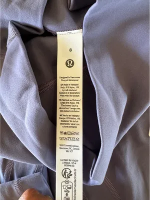 Lululemon Align No Line High Rise 25” Grape Mist Size 8 NWT thumbnail 6