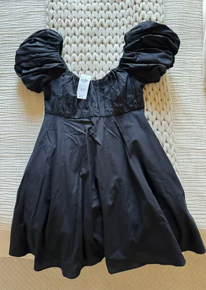 Abercrombie Ruched Puff Mini Dress thumbnail 2