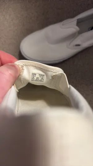 Vans Unisex Slip-On White shoes thumbnail 3