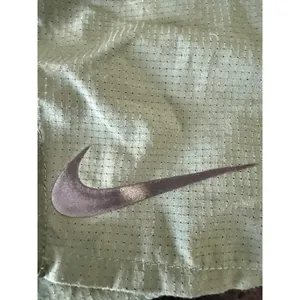 Nike Womens Forest Green Perforated Running Shorts Reflective‎ Size S 3in Inseam thumbnail 5