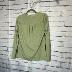 Lauren Ralph Lauren Green Button Blouse Longsleeve S Y2K Preppy Minimal Slim Fit thumbnail 9