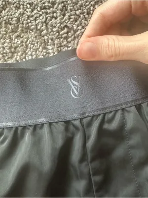 Victoria's Secret Black High-Waist Lounge Shorts thumbnail 3