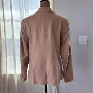 Talbots Blazer 8P Camel Hair Coat Italian Fabric Preppy Old Money Capsule Office thumbnail 3