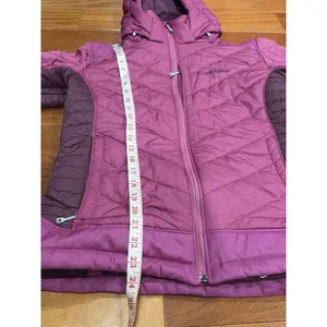 Patagonia Quilted Hooded Insulated‎ Jacket Magenta Lightweight Outdoor size M thumbnail 4
