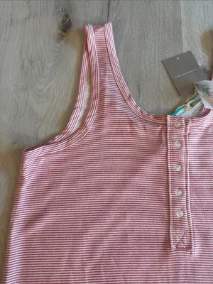 Thread & Supply Maternity SL Henley Tank Red Medium NWT STITCH FIX thumbnail 6