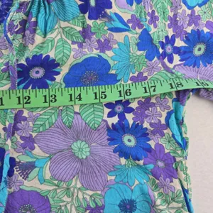 Show Me Your Mumu Floral Print Tiered Mini‎ Dress Long Sleeve Boho Size Small thumbnail 8