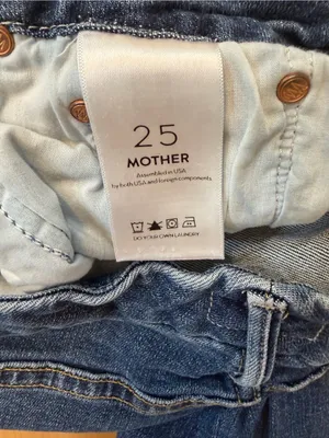 MOTHER The Looker Crop One Fell Sweep Skinny Jeans thumbnail 5