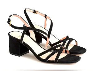 J. Crew Odette strappy sandals in suede 8.5 thumbnail 1
