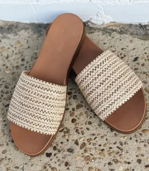 Raffia Strap Woven Sandal thumbnail 1