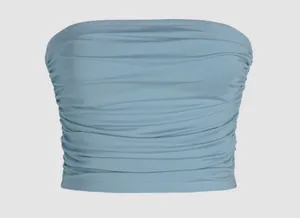 NWT Cider Ruched Strapless Top thumbnail 1