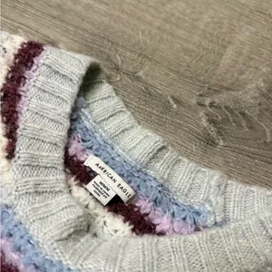 •AMERICAN EAGLE• MULTICOLOR STRIPE SWEATER thumbnail 5