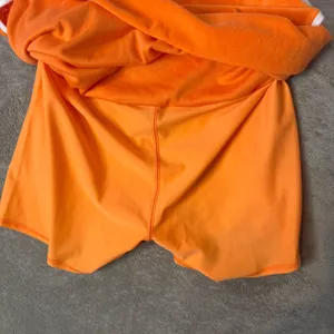 Boston Proper Terry Cloth Skort‎ Size M Orange Y2K Retro Tennis Sporty McBling thumbnail 4