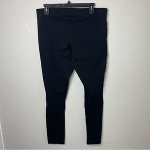 Express Women’s Black Thick Leggings Size L thumbnail 4