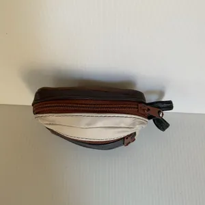 Patchwork Mexican Leather Coin Purse / Monedero de Piel Mexicana Patchwork Black thumbnail 3