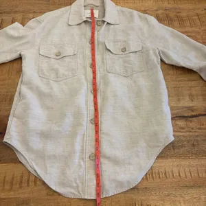 Aritzia Wilfred The Ganna Shirt Jacket S Linen Tencel Shacket Utility Minimalist thumbnail 11