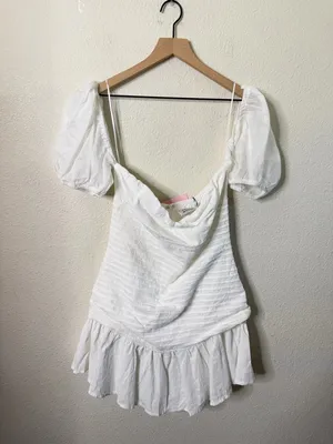 NWT Hello Molly St. Cloud Dress Puff‎ Sleeve Womens Size 8 thumbnail 3