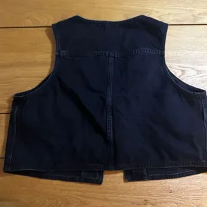Madewell denim tie front vest paulsen wash 12 thumbnail 9