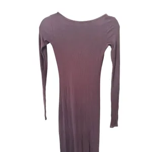 ENZA COSTA Ribbed Knit Scoopback Midi Dress Bitter Brown X-Small‎ thumbnail 6