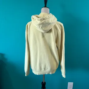 Shadow Hill USA Soft Yellow Pullover Hoodie Loungewear Athleisure Size S thumbnail 3