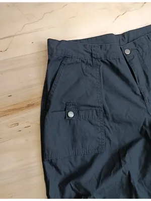 Wild Fable Black Cargo Pants Womens Medium M Parachute Baggy Utility Y2K thumbnail 4