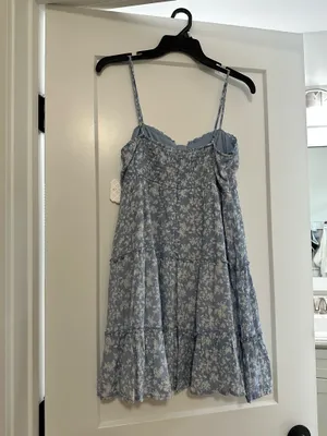 Altar'd State Dress Mini Blue thumbnail 2