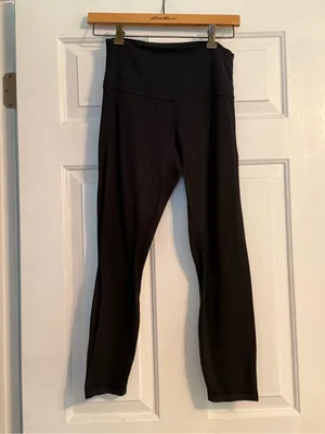 lululemon Align High-Rise Crop 23" in Black thumbnail 2