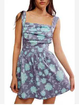 Free People NEW Meet Me In Maui Mini Dress thumbnail 2