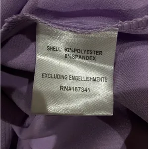 Hello Molly Disco Nights Lilac Satin Mini Dress Rhinestones Large Y2K Party thumbnail 9