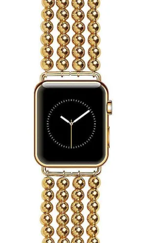 BaubleBar Gold Beaded Apple Watch Band thumbnail 2