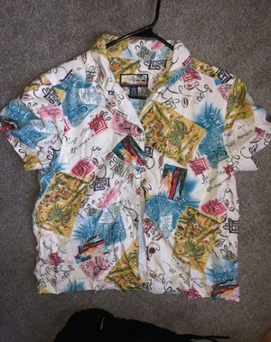 Hawaiian Button Down Multiple Size L thumbnail 1