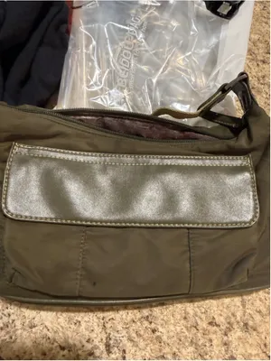 Women's Axcess Shoulder Bag One Size Olive Beige thumbnail 11