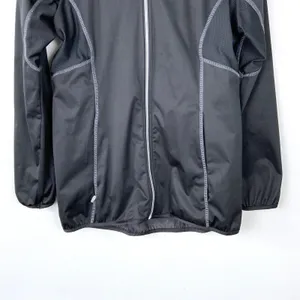 Asics Running Jacket Full Zip Black Water Repellant Activewear Women Size‎ Small thumbnail 3