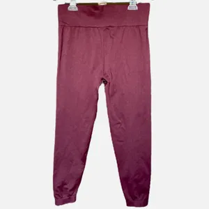 Knix Good To Go‎ Seamless Leggings Deep Purple Sz L thumbnail 3