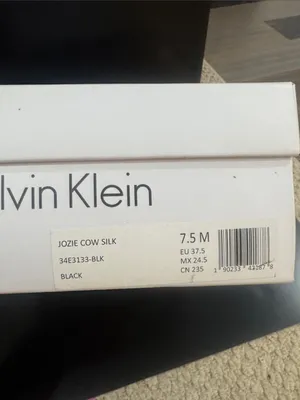 Calvin Klein Black and White Strappy Stiletto Sandals thumbnail 9