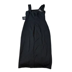 NWT Lulus Persuasion‎ Black Ruffled Bodycon Midi Dress Sleeveless Size Small thumbnail 4