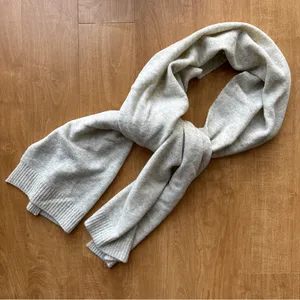 J. Crew Beige Wool Blend Scarf, One Size thumbnail 2
