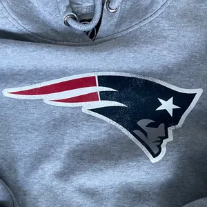 47 Brand New England Patriots Gray Hoodie thumbnail 3