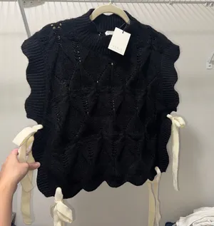 Mable Sweater Top Black Size M thumbnail 1