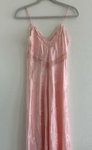 Love Shack Fancy Serita Bow Jacquard Maxi Dress thumbnail 6
