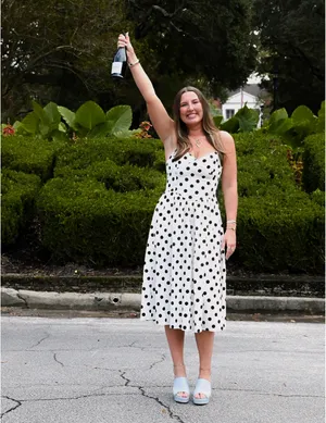 polka dot dress thumbnail 4
