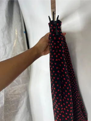 Whistles Mari‎ Heart Print Wide-Leg Pants Size 8 thumbnail 7
