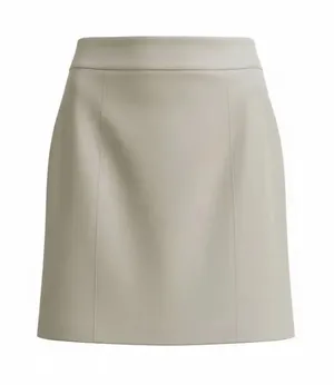 Worthington Beige Pencil Above Knee Length Skirt Size 12 Back Zip Formal Career thumbnail 1