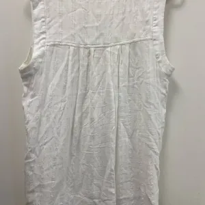 Anthropologie Maeve white tank top women’s size large thumbnail 6
