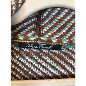 Anne French Aztec Geometric Open Front Cardigan Southwestern Cozy Casual 2X/3X thumbnail 3