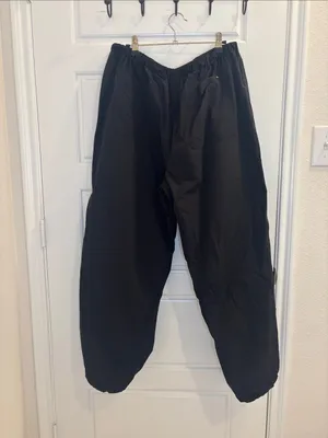 Vans Black Nylon Parachute Cargo Pants Baggy Utility Streetwear XL thumbnail 3