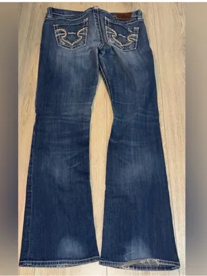 Big star remy low rise fit bootcut boot blue jeans denim thumbnail 2