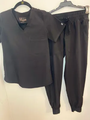 Scrub Set by Maevn in Black Size XXS thumbnail 1